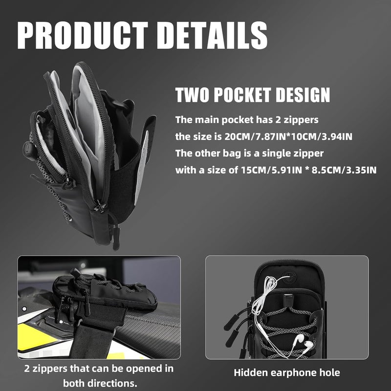 BAOUFF Battery Frame Bag for Electric Dirt Bike,Universal Storage Pouch for Edirt Tutti Tuttio Soleil 01/Surron Light Ultra Hyper Bee/E Ride Pro SS S SR/Talaria Taparia MX3 MX4 MX5/Surron Clone - Image 3